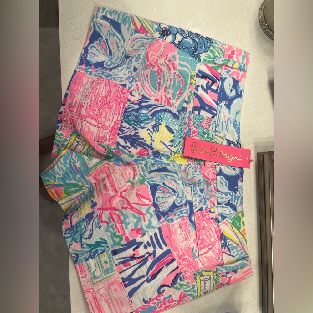NWT: Lilly Pulitzer patchwork shorts